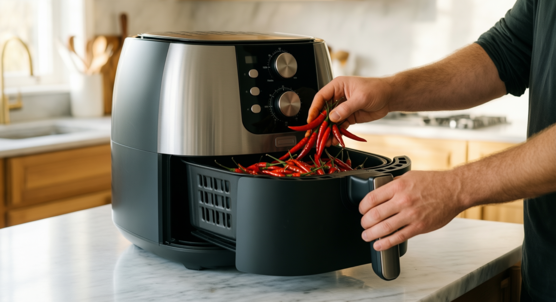 netta 9l dual basket air fryer — illustrative AI-generated lifestyle image