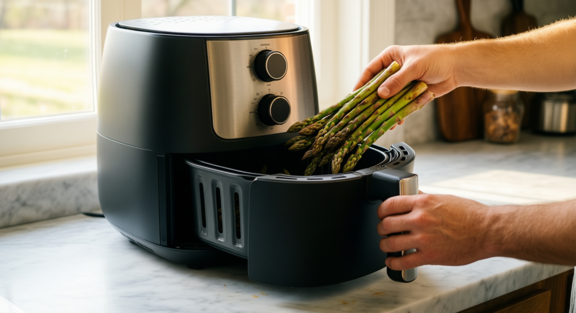 ninja af100uk air fryer review — illustrative AI-generated lifestyle image