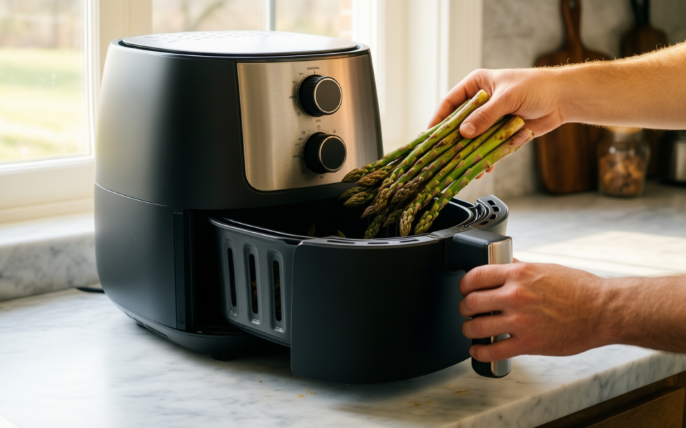 ninja af100uk air fryer review — illustrative AI-generated lifestyle image