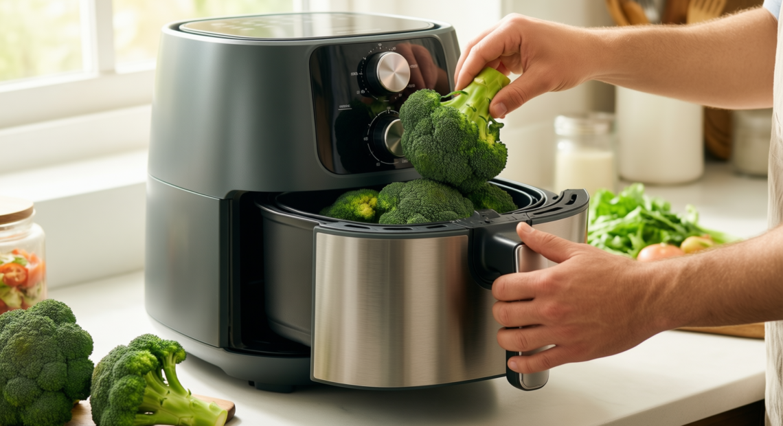 ninja air fryer max af180de review — illustrative AI-generated lifestyle image