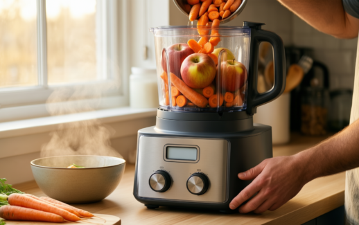 ninja food processor review — illustrative AI-generated lifestyle image