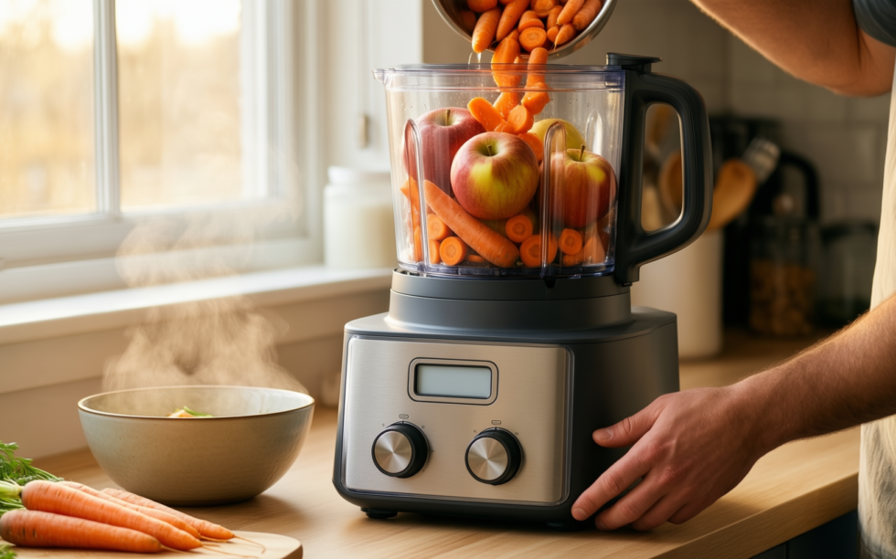 ninja food processor review — illustrative AI-generated lifestyle image