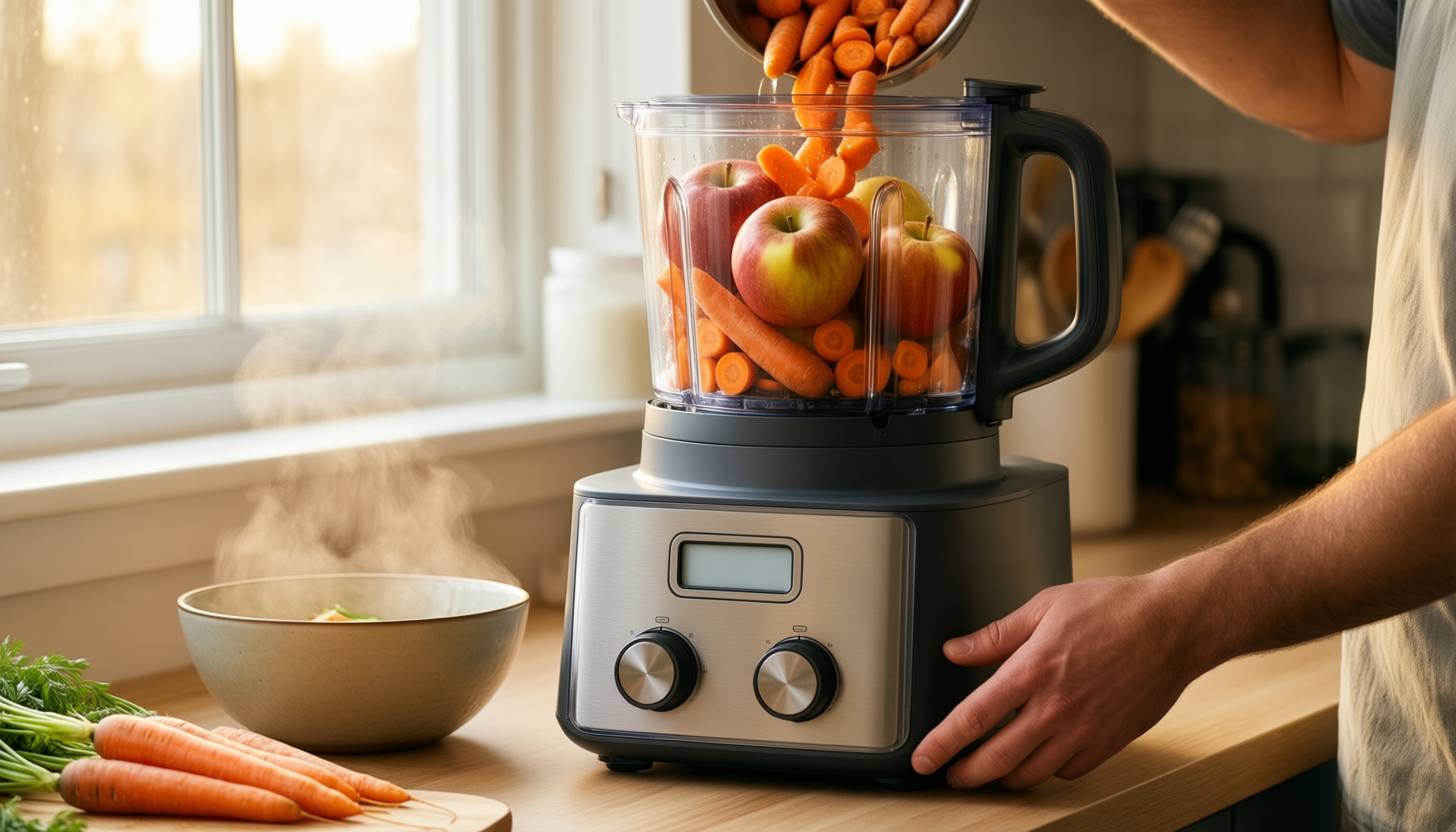 ninja food processor review — illustrative AI-generated lifestyle image