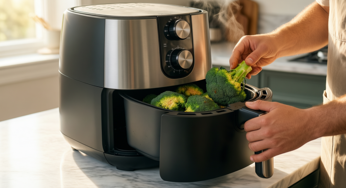 ninja foodi 10 in 1 air fryer oven — illustrative AI-generated lifestyle image