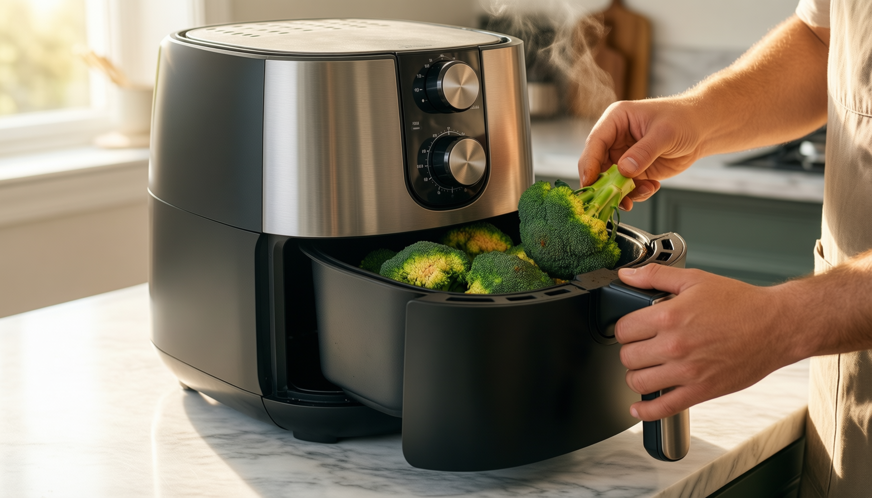 ninja foodi 10 in 1 air fryer oven — illustrative AI-generated lifestyle image