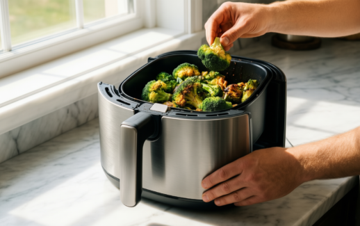 ninja foodi max dual zone air fryer — illustrative AI-generated lifestyle image