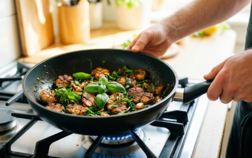 non stick cookware set — illustrative AI-generated lifestyle image