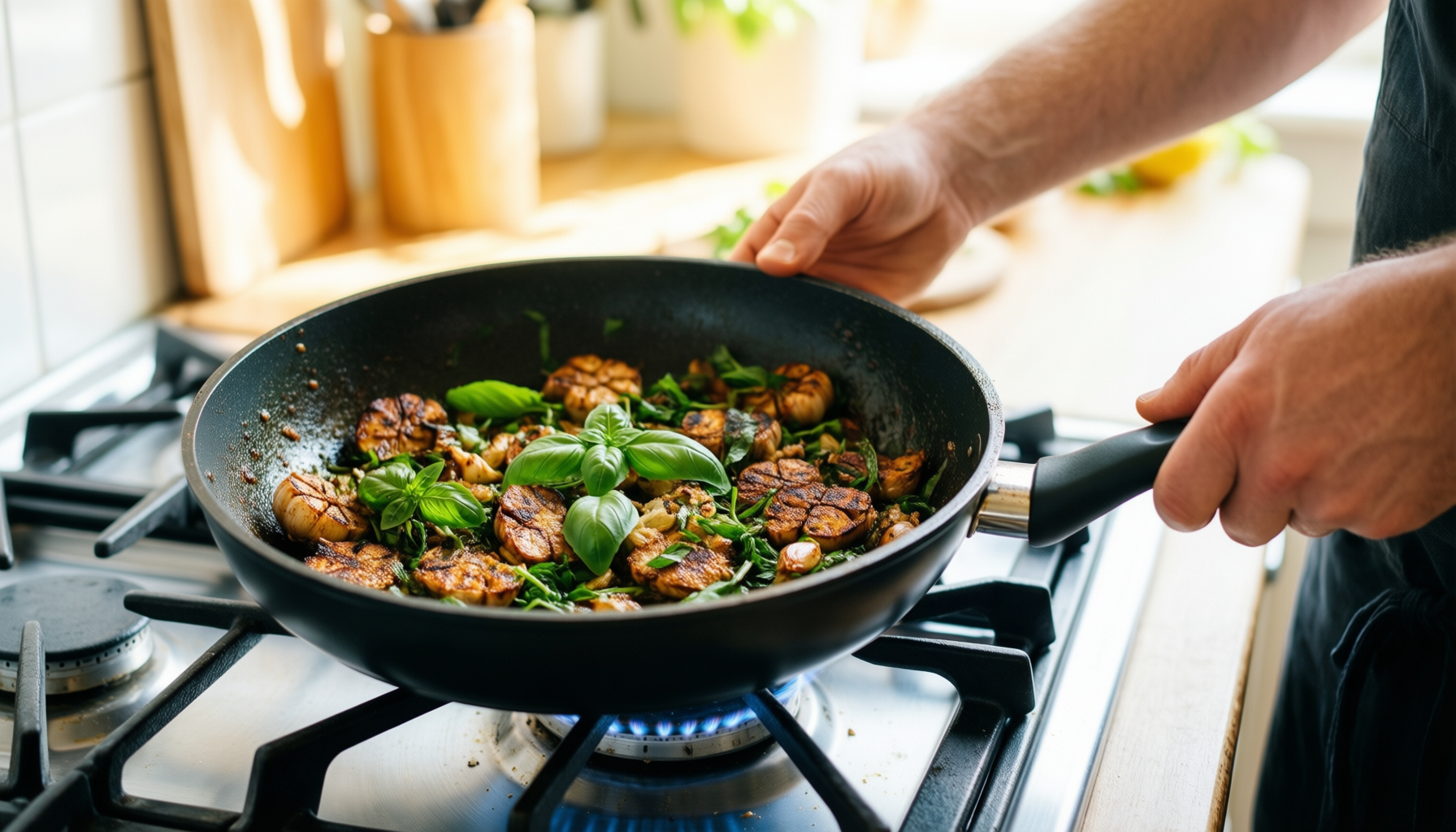 non stick cookware set — illustrative AI-generated lifestyle image