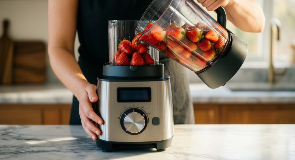 nutribullet 900 blender review — illustrative AI-generated lifestyle image