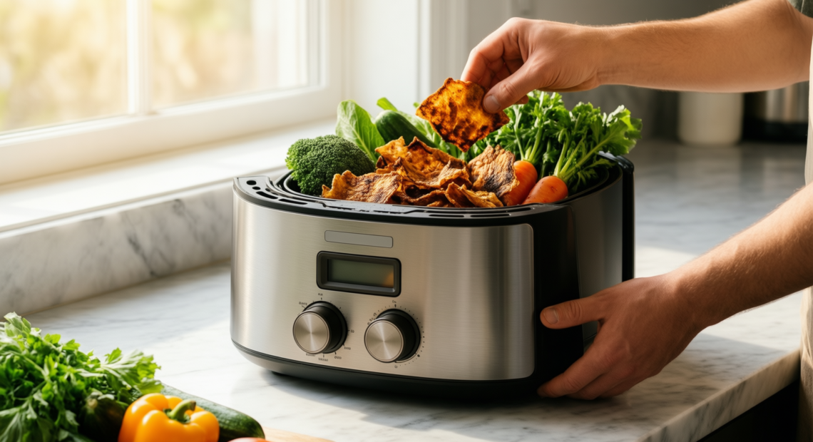 ounin 24l air fryer oven — illustrative AI-generated lifestyle image