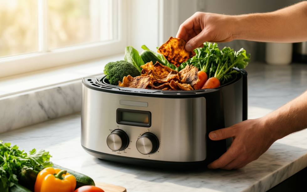 ounin 24l air fryer oven — illustrative AI-generated lifestyle image