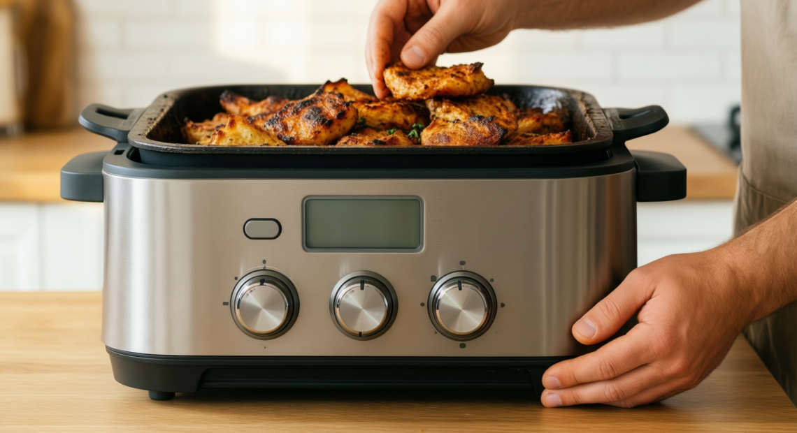 philips dual basket airfryer 3 — illustrative AI-generated lifestyle image