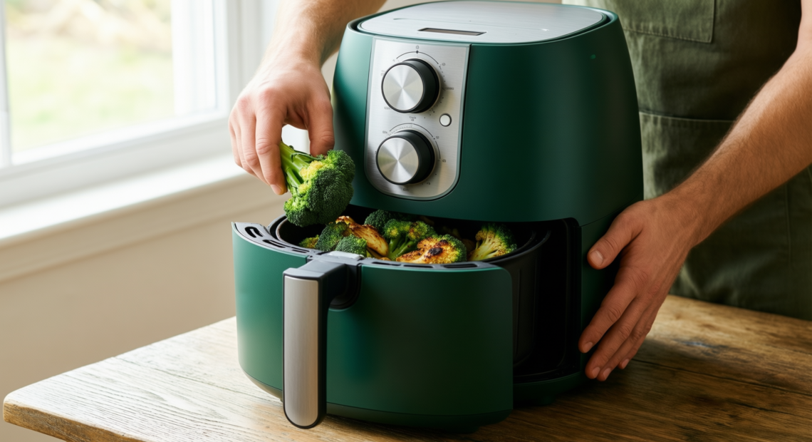 powerxl air fryer 5 7l — illustrative AI-generated lifestyle image