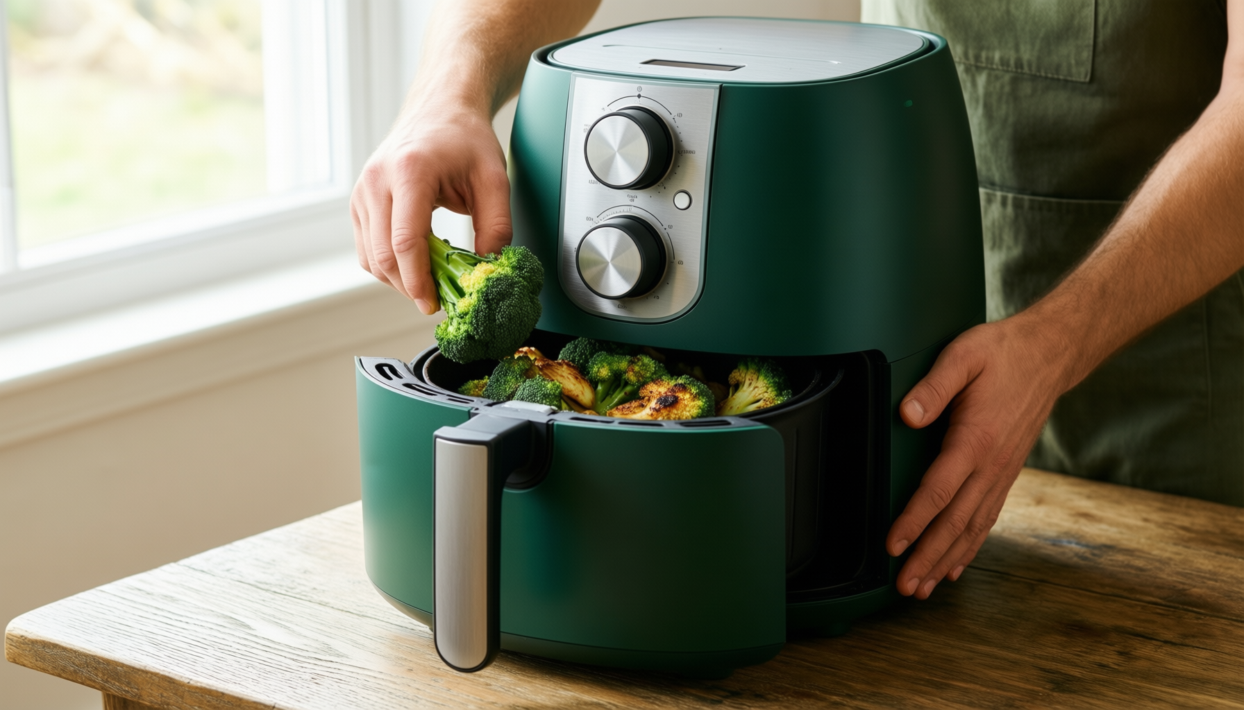 powerxl air fryer 5 7l — illustrative AI-generated lifestyle image