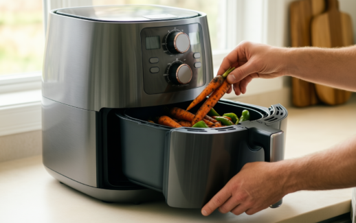 russell hobbs 27632 air fryer review — illustrative AI-generated lifestyle image