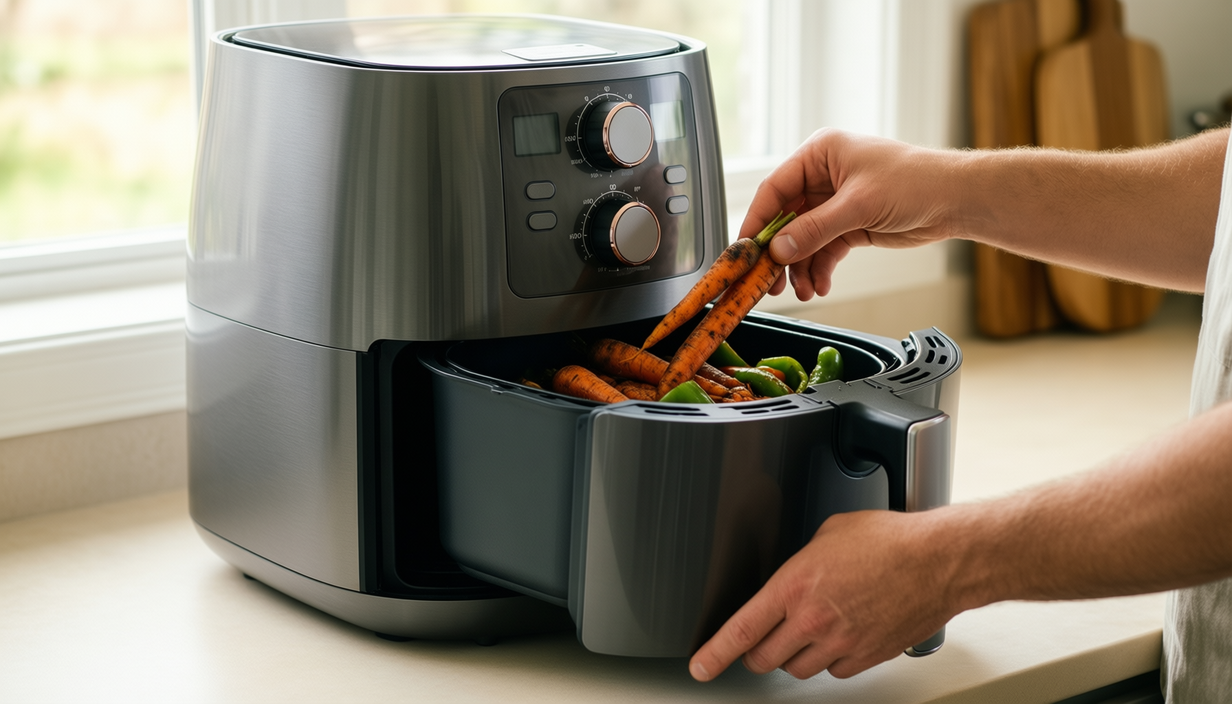russell hobbs 27632 air fryer review — illustrative AI-generated lifestyle image