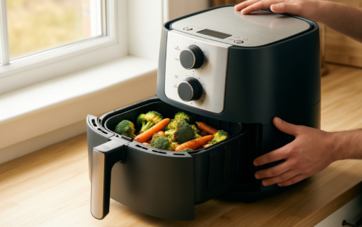 schallen air fryer 17l review — illustrative AI-generated lifestyle image