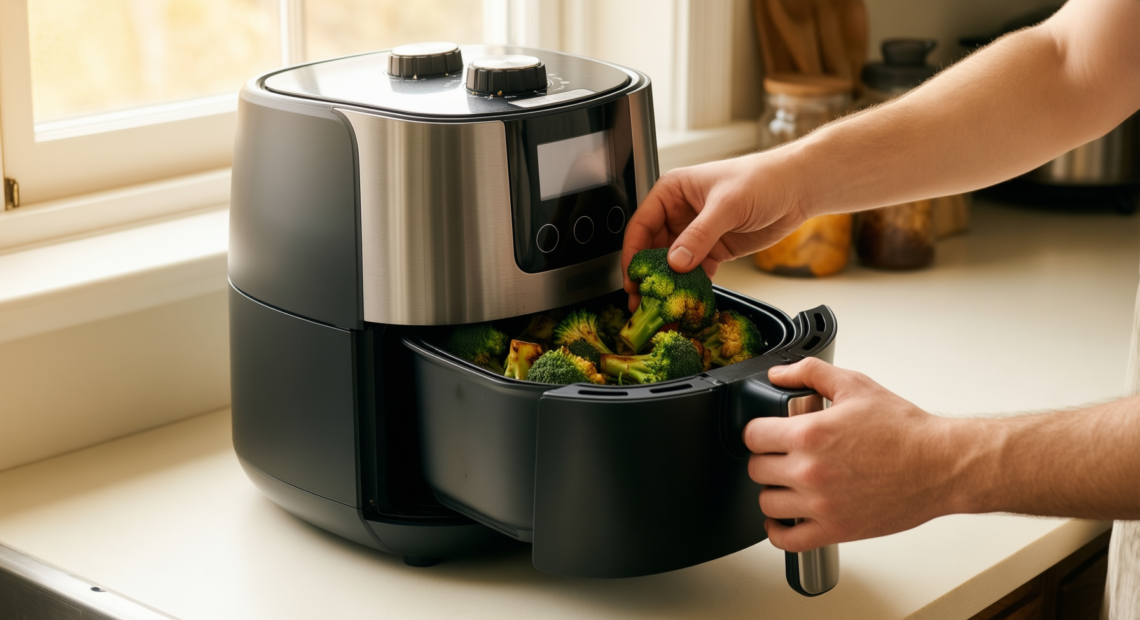 small air fryer 3 6l — illustrative AI-generated lifestyle image