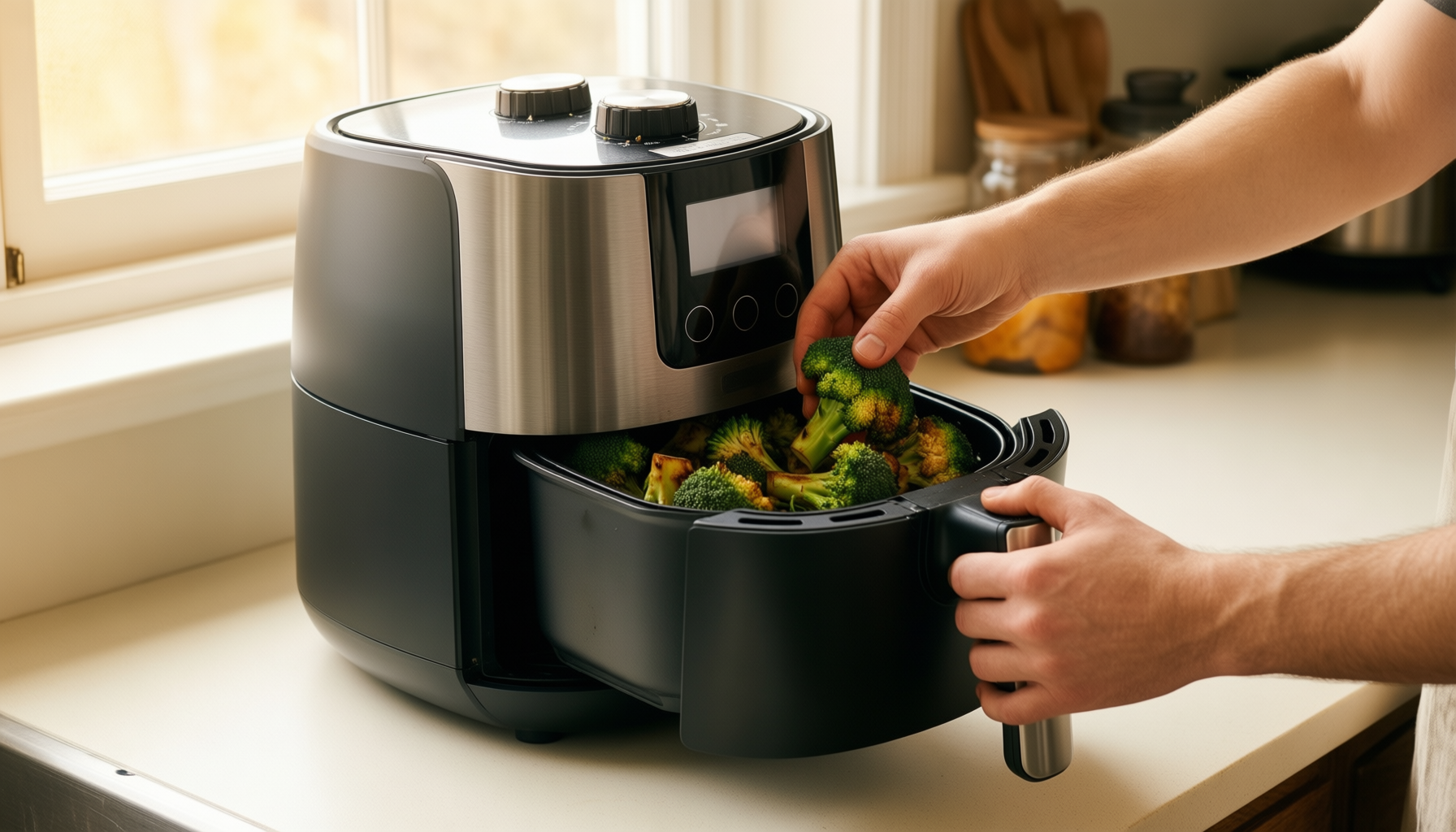 small air fryer 3 6l — illustrative AI-generated lifestyle image