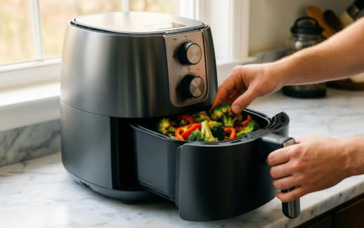 small air fryer 4l — illustrative AI-generated lifestyle image