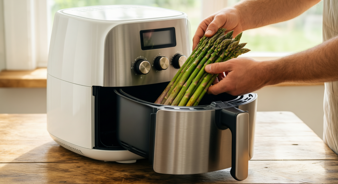 swan 11l twin stack air fryer review — illustrative AI-generated lifestyle image