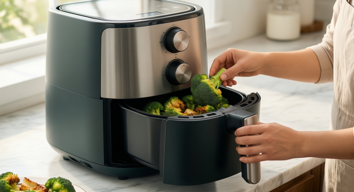 tefal easy fry 15l air fryer review — illustrative AI-generated lifestyle image