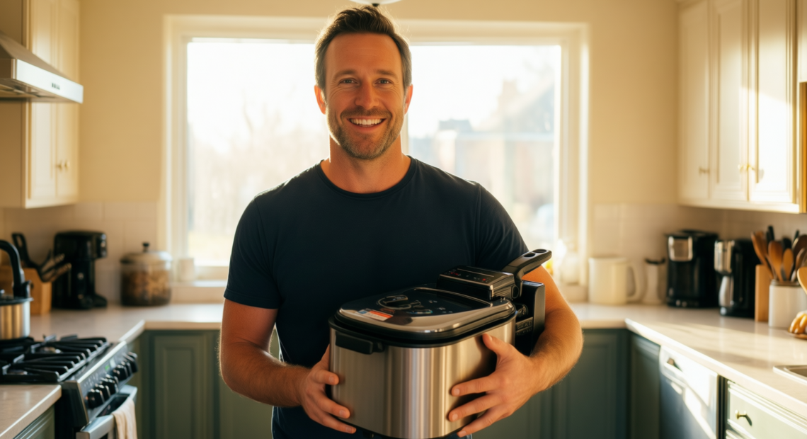 tower deep fat fryer review — illustrative AI-generated lifestyle image