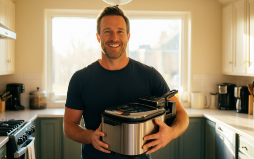 tower deep fat fryer review — illustrative AI-generated lifestyle image