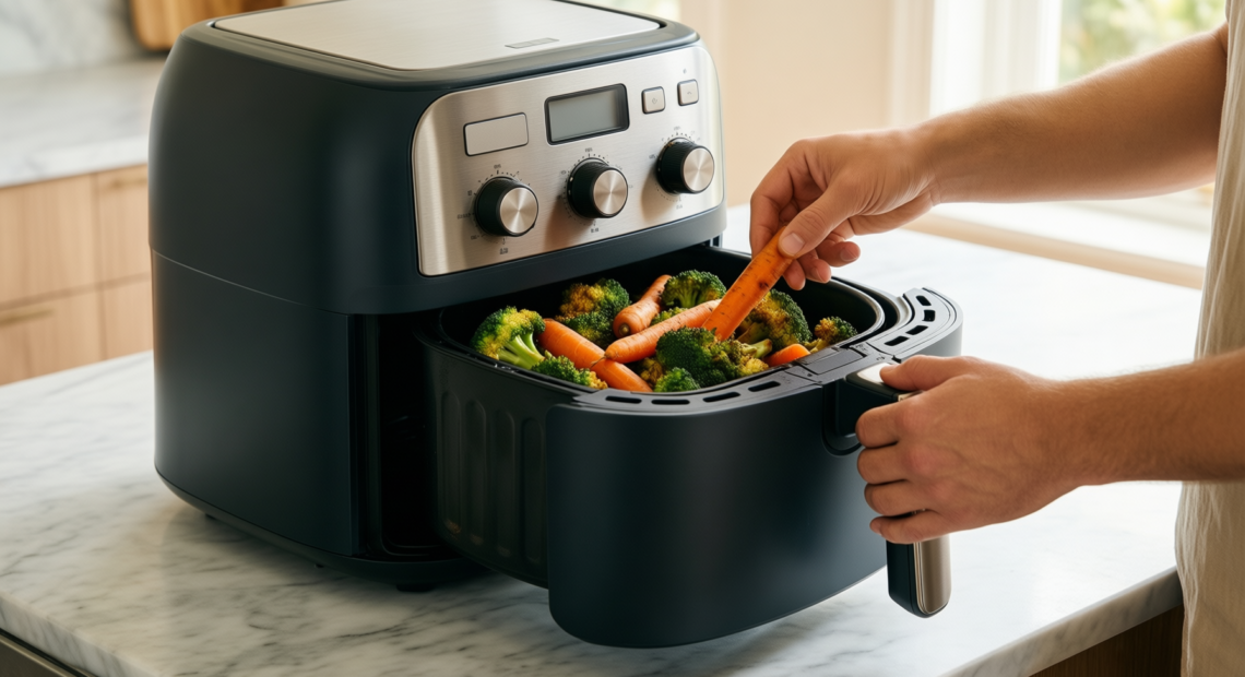 tower t17137cmnb air fryer review — illustrative AI-generated lifestyle image