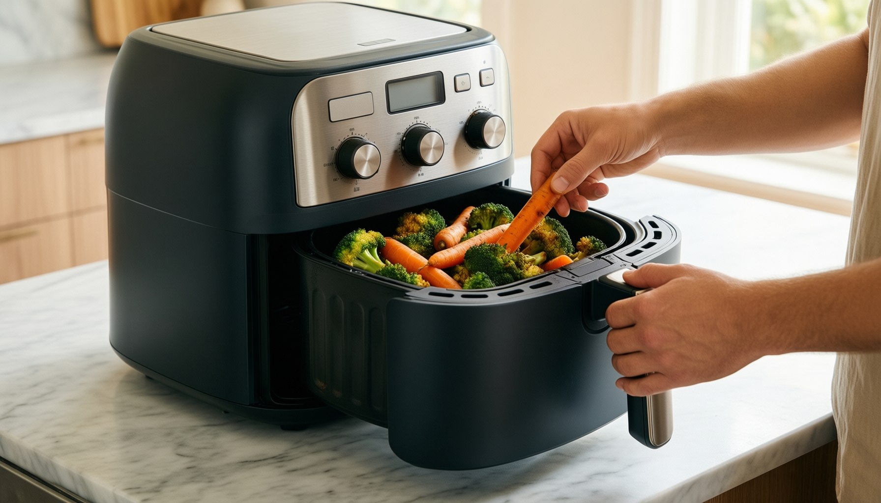tower t17137cmnb air fryer review — illustrative AI-generated lifestyle image
