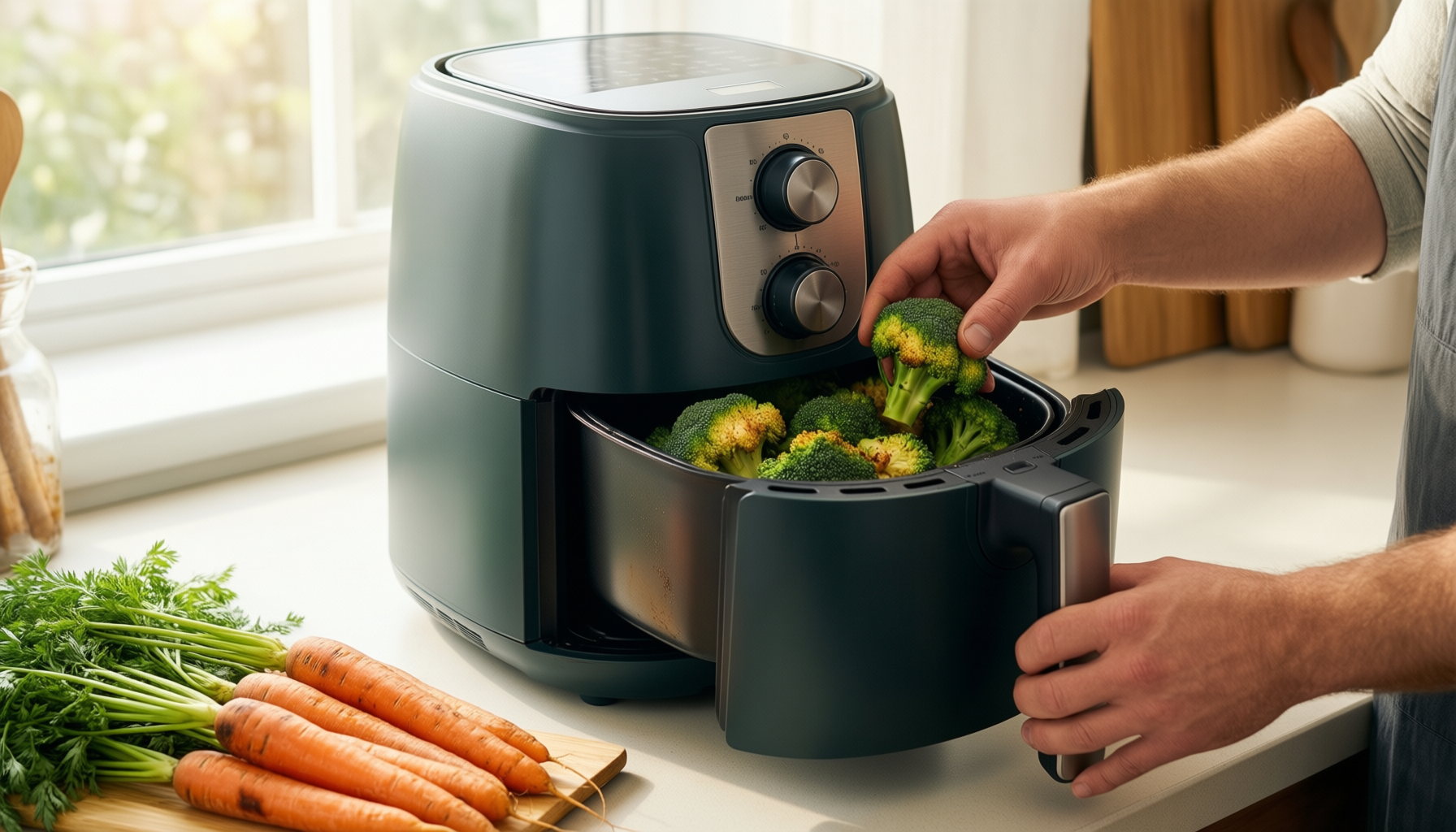 tower t17151 vortx air fryer review — illustrative AI-generated lifestyle image