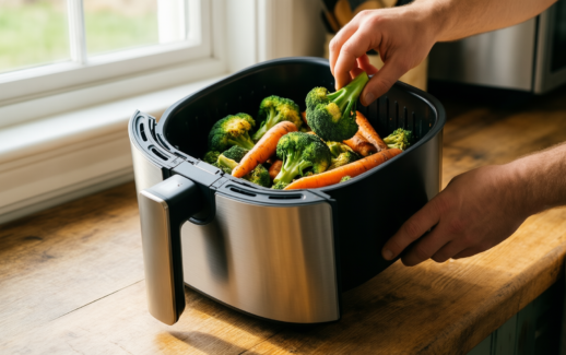 tower vortx xl dual stack air fryer — illustrative AI-generated lifestyle image