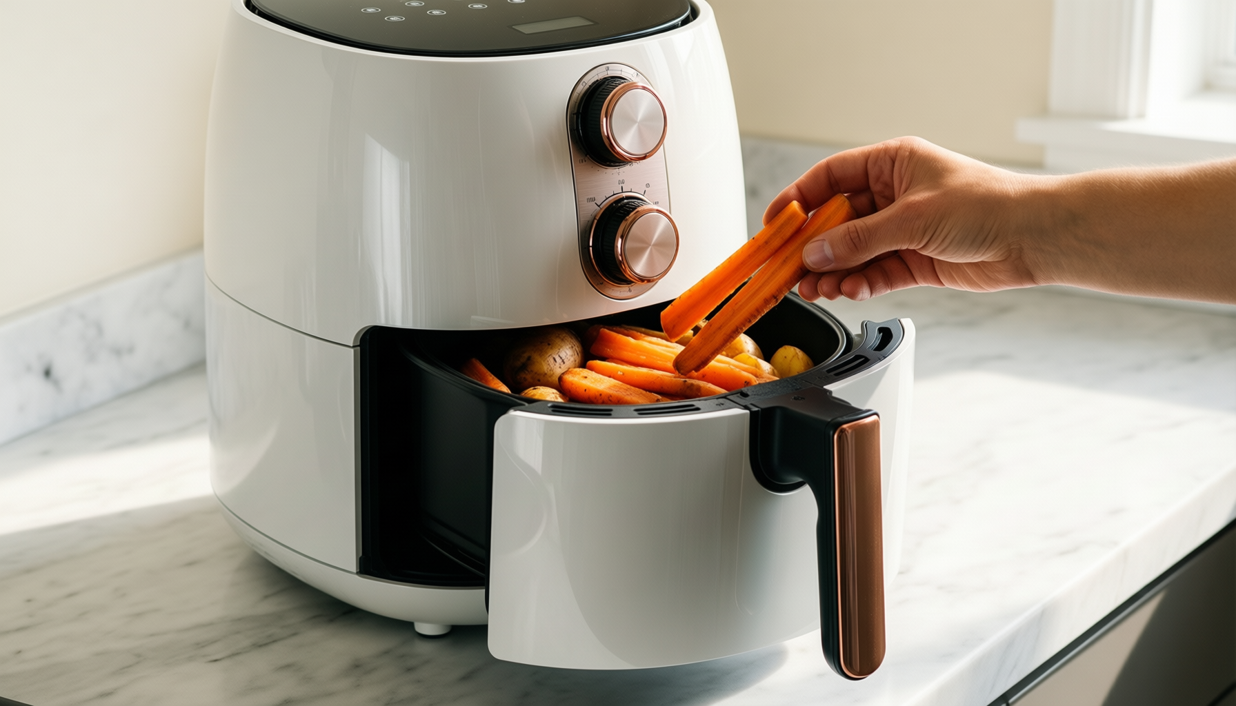 Karaca Multifry Air Fryer Review — illustrative AI-generated lifestyle image