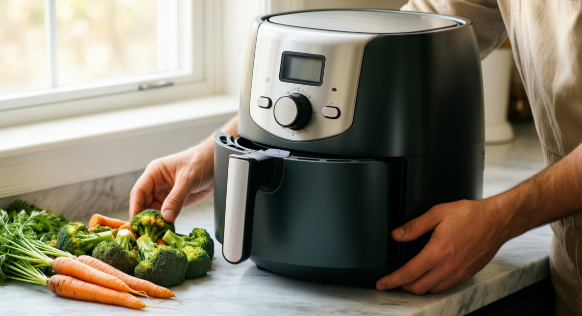 instant pot vortex air fryer review — illustrative AI-generated lifestyle image