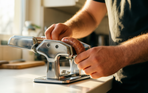 hakka sausage stuffer — illustrative AI-generated lifestyle image