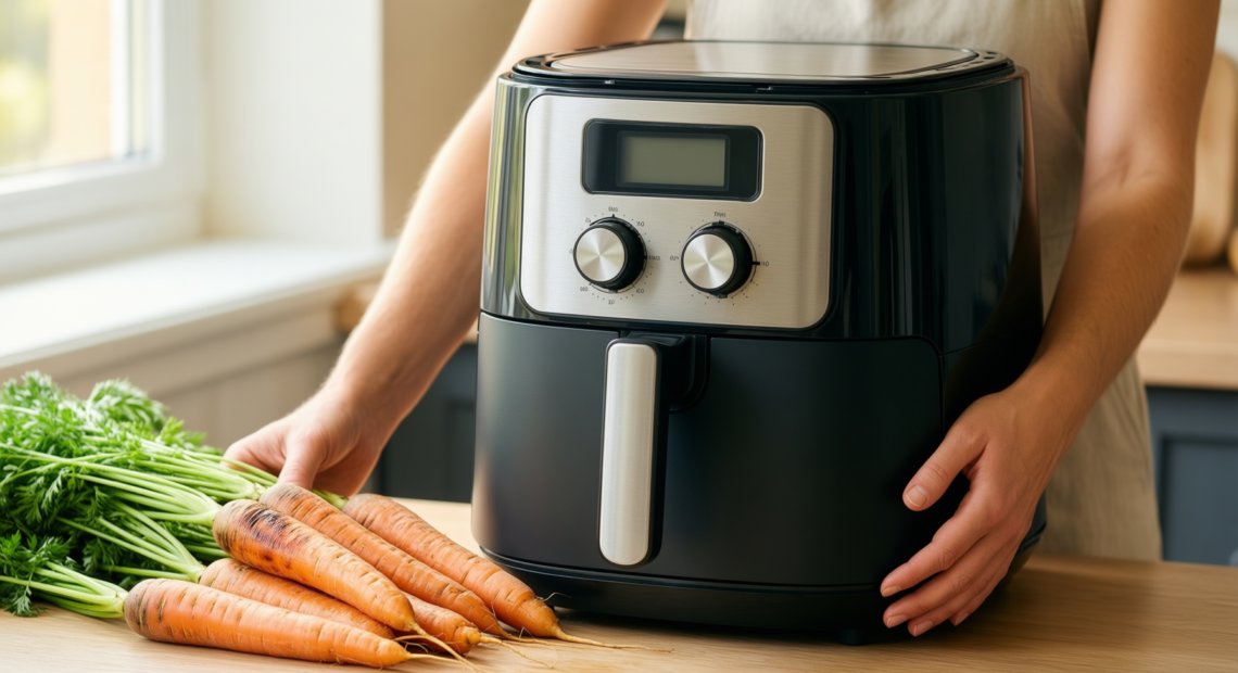 ninja foodi flexdrawer air fryer dual — illustrative AI-generated lifestyle image