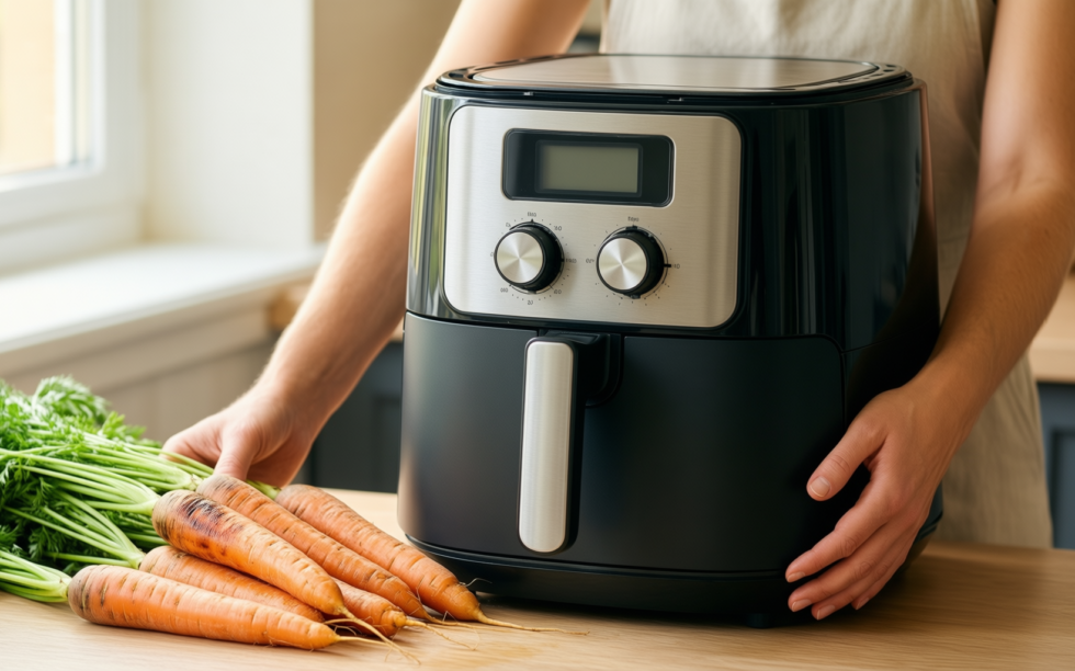 ninja foodi flexdrawer air fryer dual — illustrative AI-generated lifestyle image