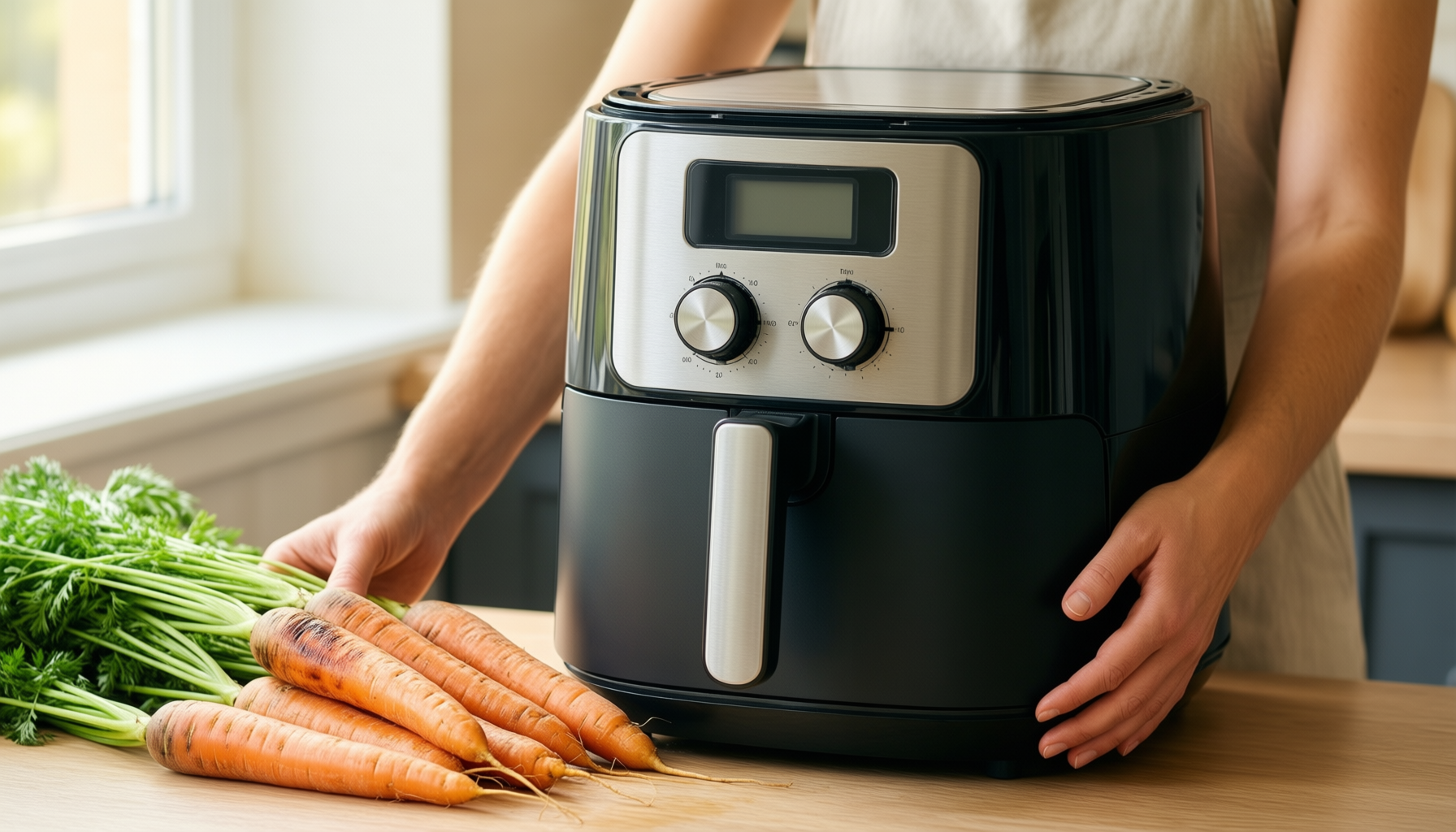 ninja foodi flexdrawer air fryer dual — illustrative AI-generated lifestyle image
