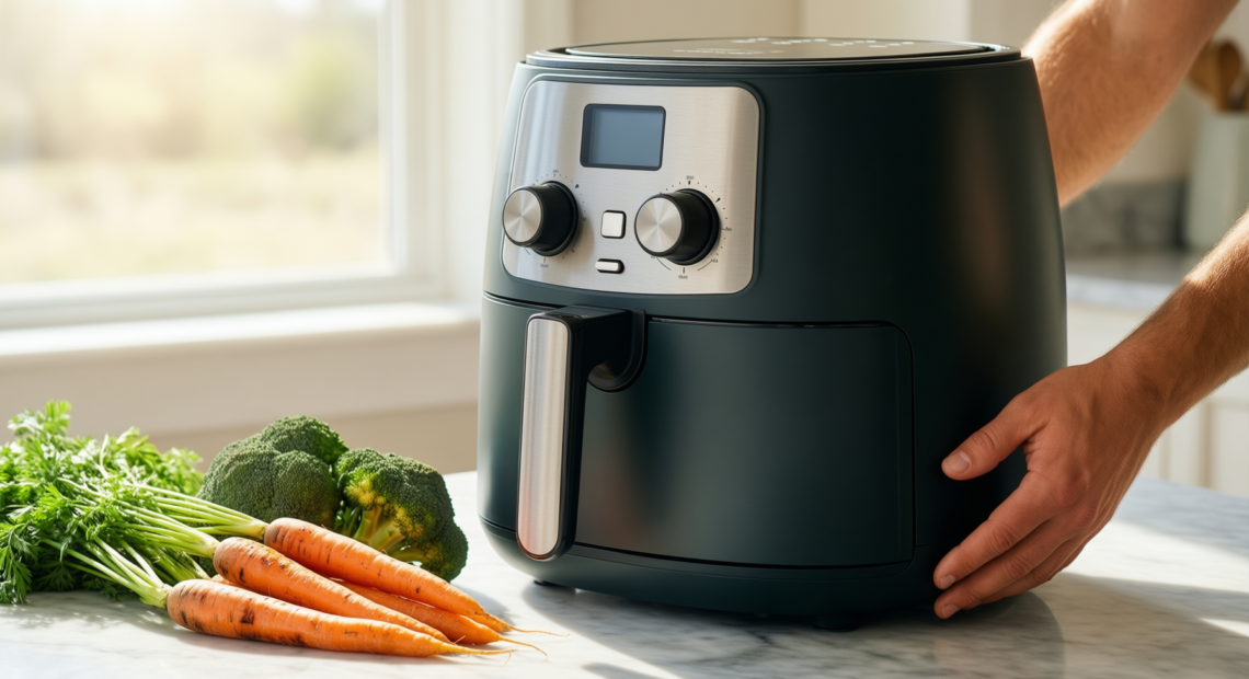 ninja air fryer max pro review — illustrative AI-generated lifestyle image
