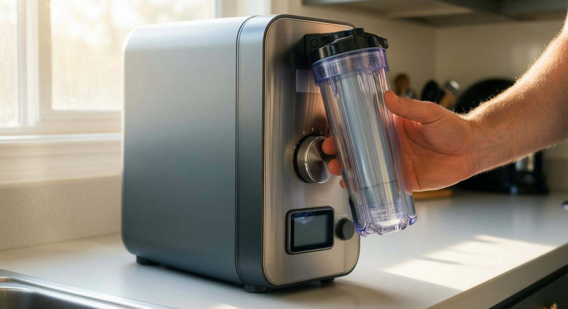 sage claroswiss water filter — illustrative AI-generated lifestyle image