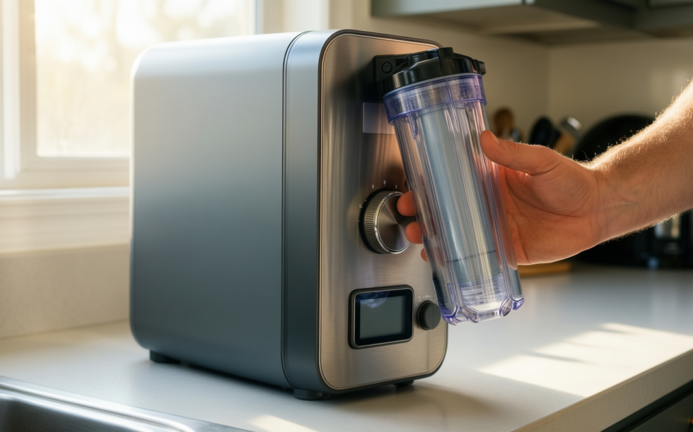sage claroswiss water filter — illustrative AI-generated lifestyle image