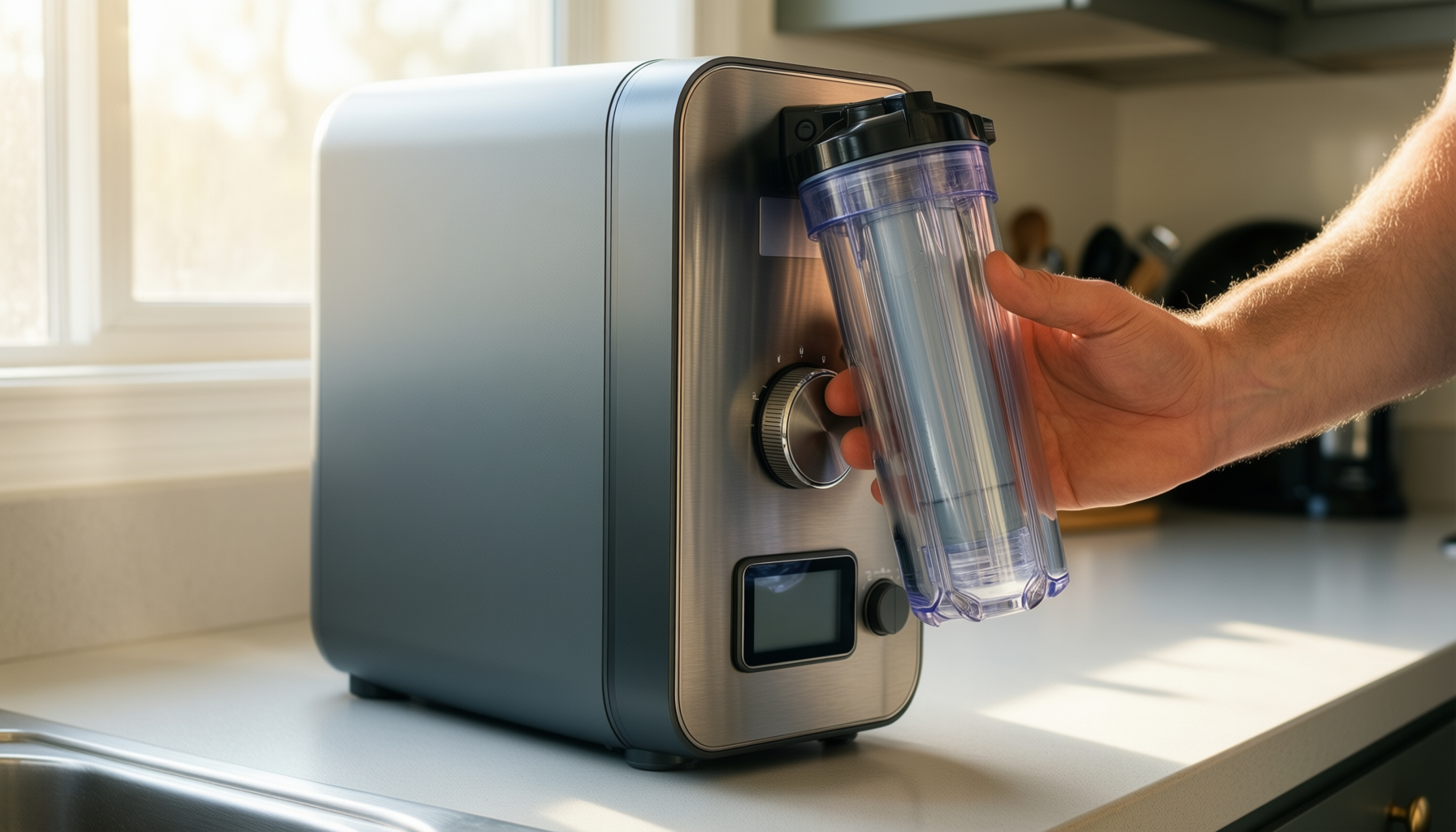sage claroswiss water filter — illustrative AI-generated lifestyle image