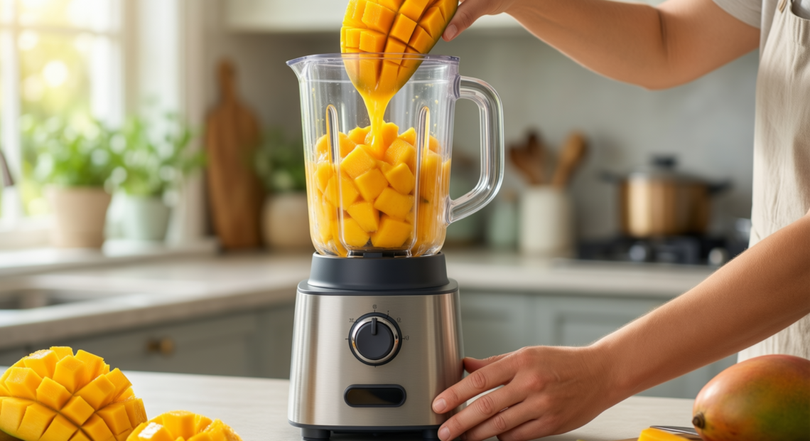 2200w commercial blender — illustrative AI-generated lifestyle image