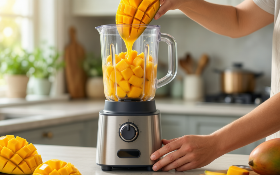 2200w commercial blender — illustrative AI-generated lifestyle image