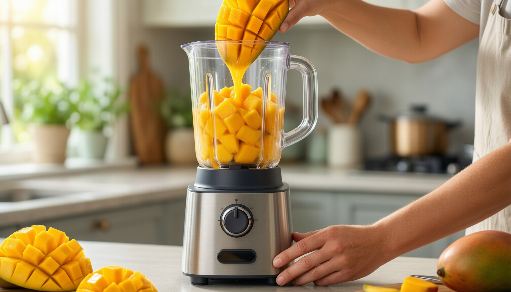 2200w commercial blender — illustrative AI-generated lifestyle image