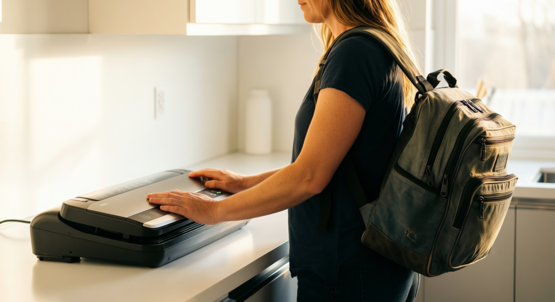 bonsenkitchen vacuum sealer — illustrative AI-generated lifestyle image