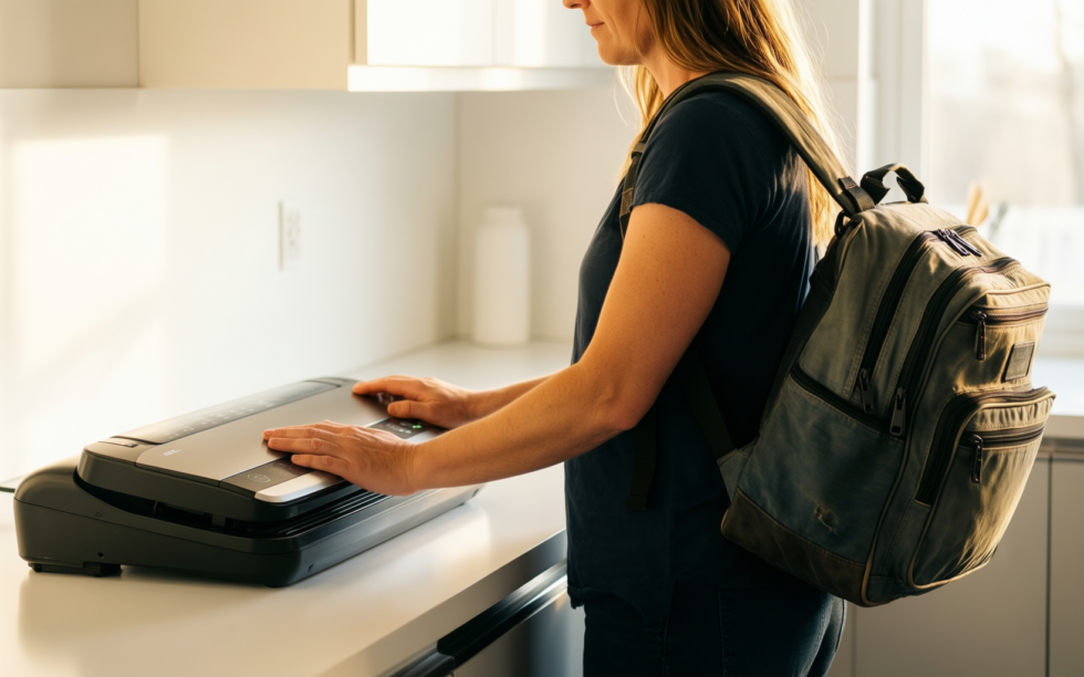 bonsenkitchen vacuum sealer — illustrative AI-generated lifestyle image