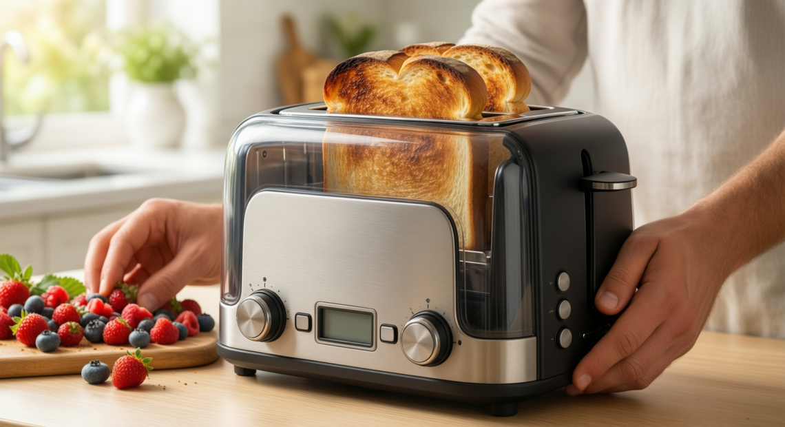 magimix vision see through toaster — illustrative AI-generated lifestyle image