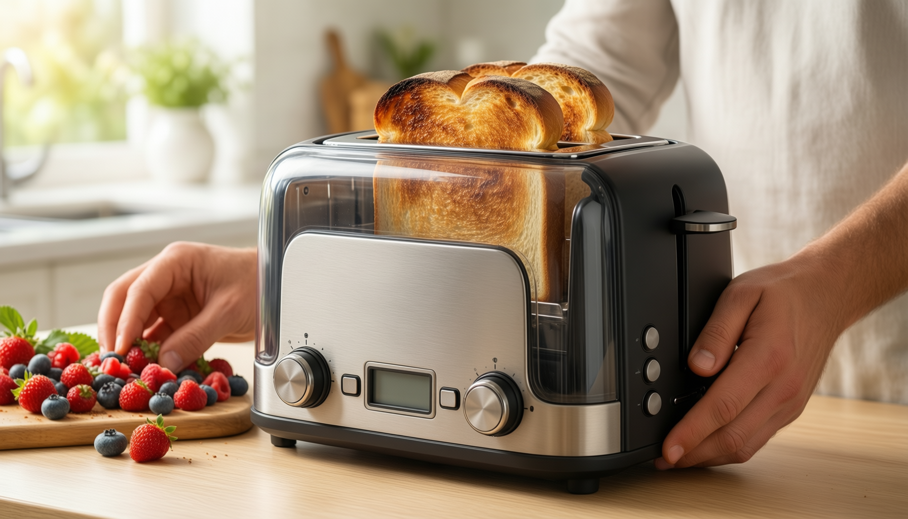 magimix vision see through toaster — illustrative AI-generated lifestyle image