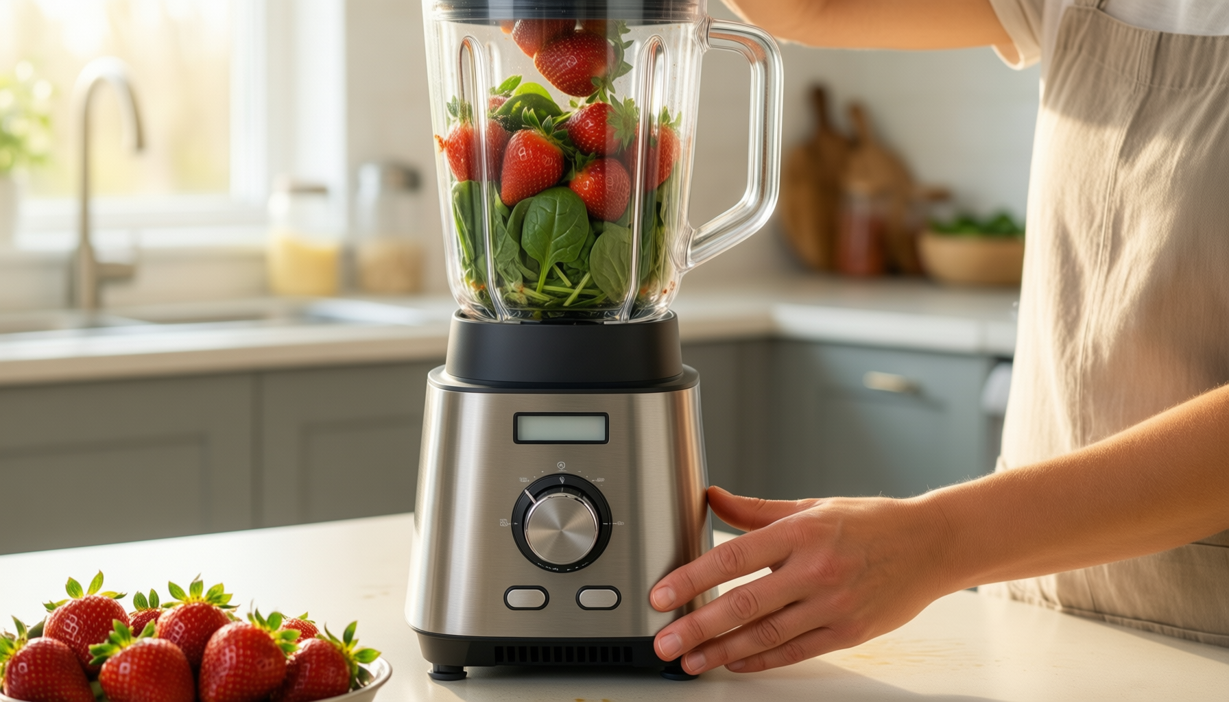 sage fresh and furious blender — illustrative AI-generated lifestyle image